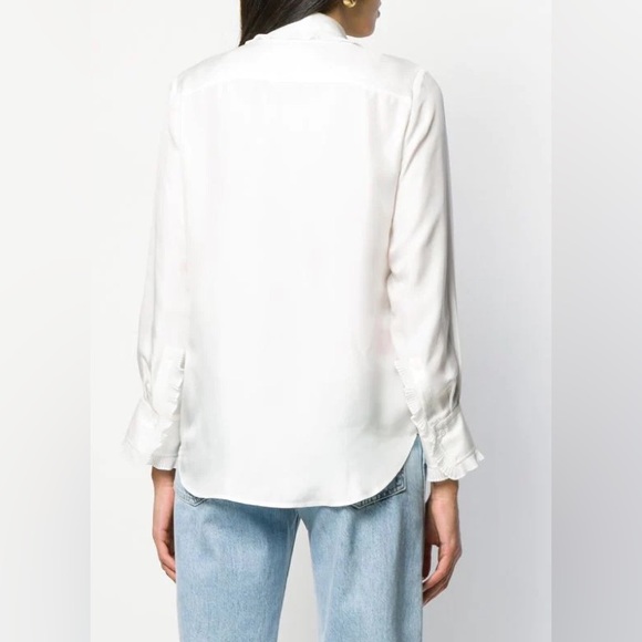 Taina Ruffled Silk Blouse - Picture 3 of 10